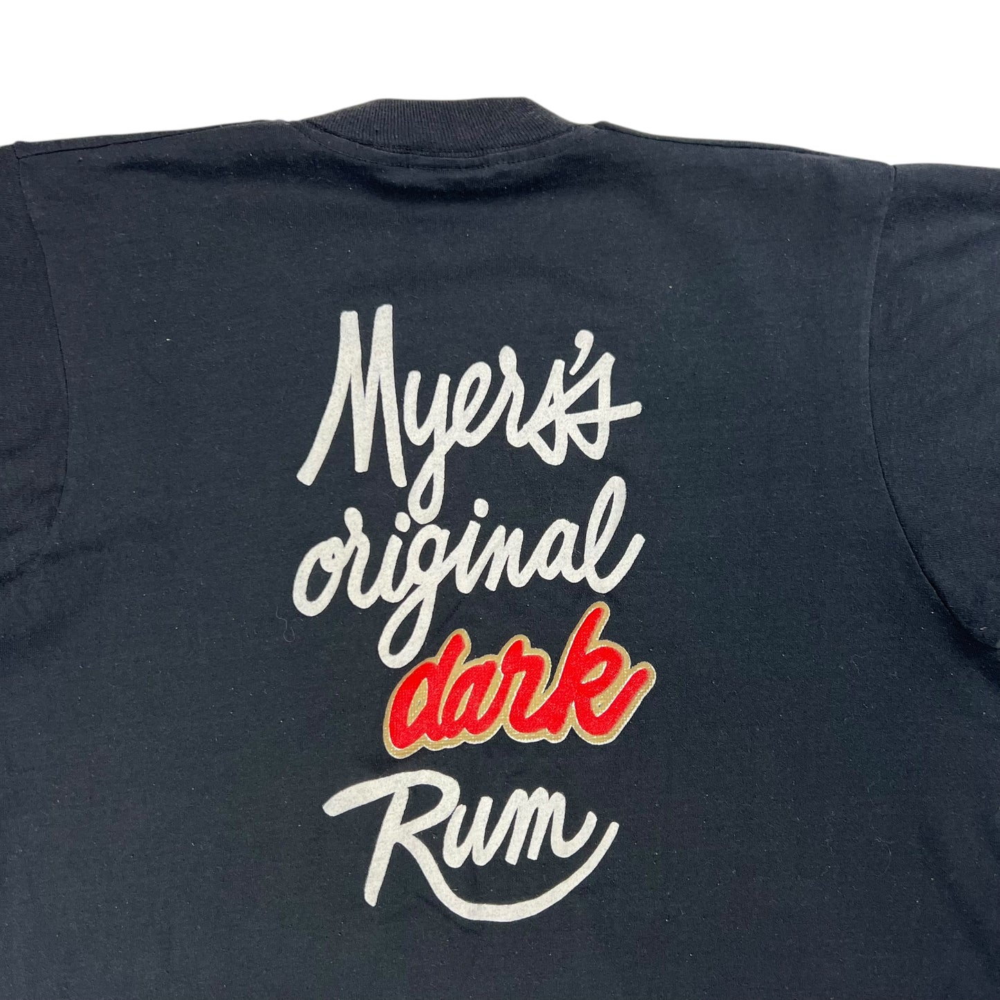 Vintage 80s It’s better in the dark Myers original dark Rum tee (M)