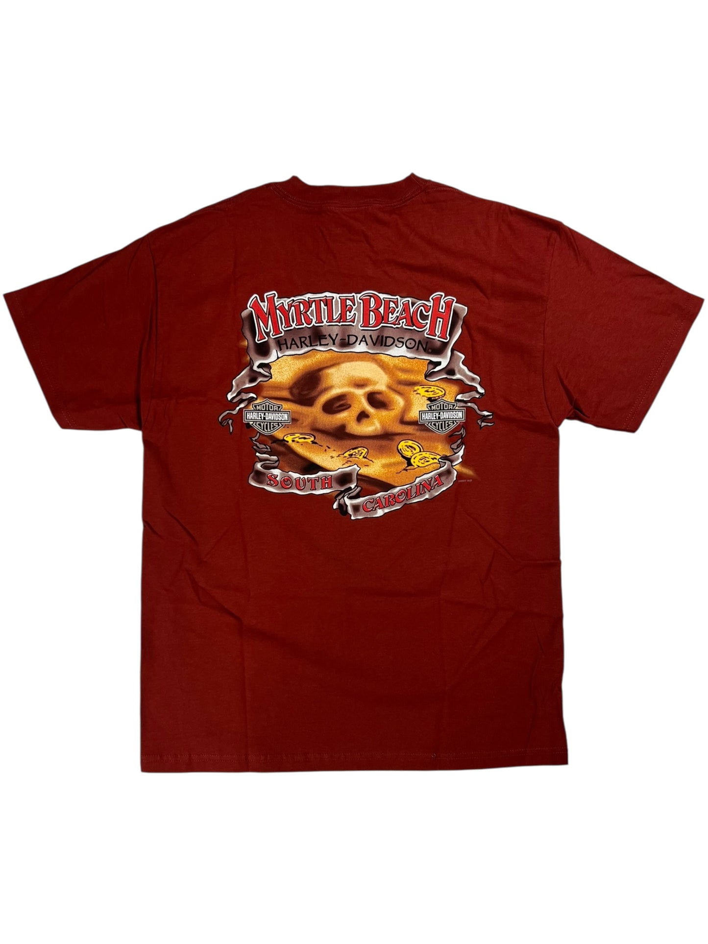 2009 Harley Davidson Motorcycles South Carolina tee (L) DS NWT
