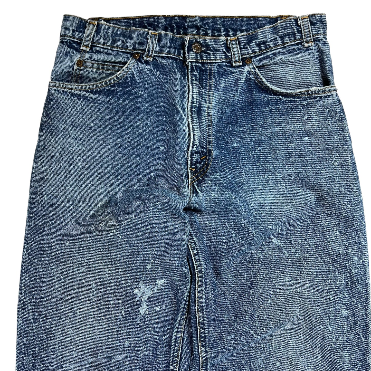 Vintage 90s Levi’s 515 stone wash patina worn denim jeans (32x31)