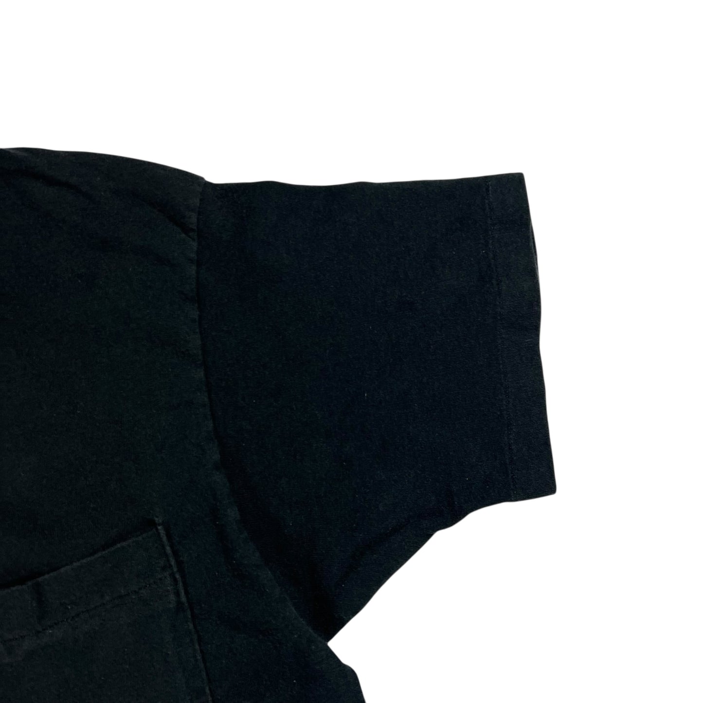 Vintage 80s Fruit of the loom black selvedge pocket tee (M)