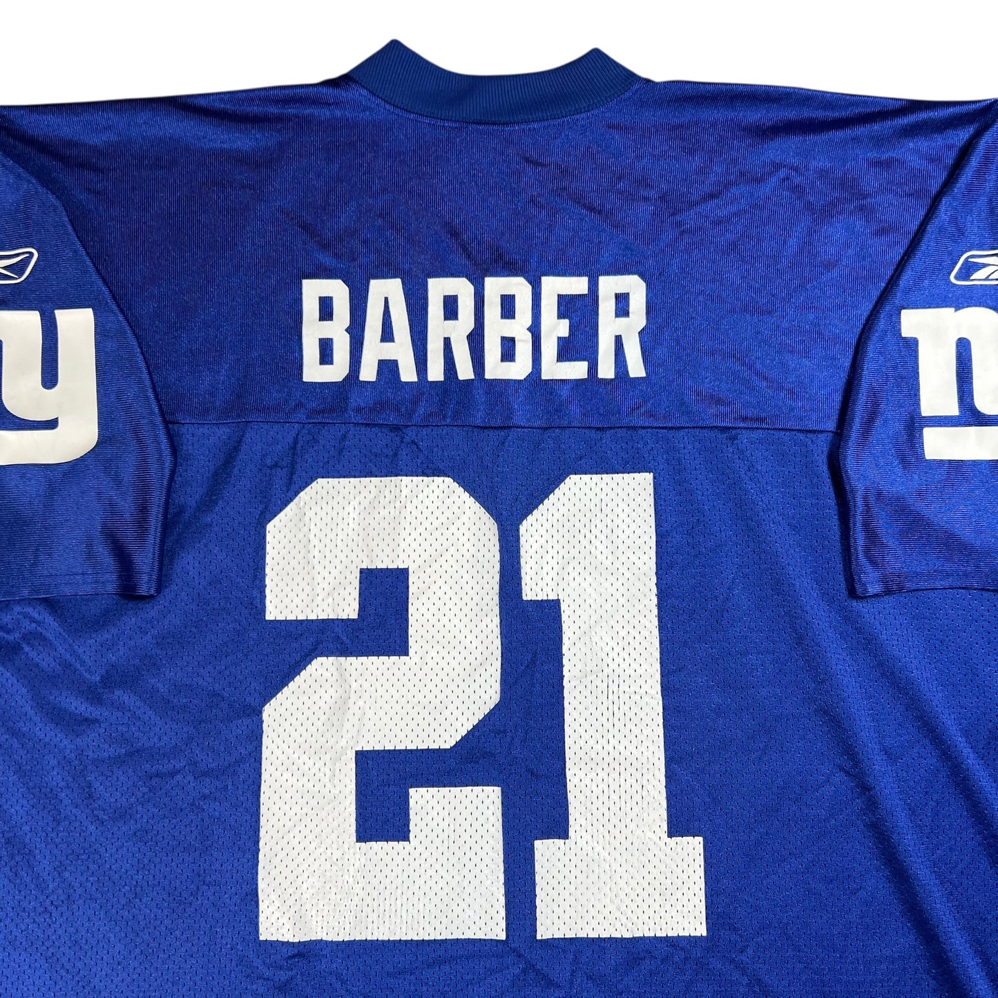Vintage Y2K Reebok New York Giants Tiki Barber NFL Jersey (XL)