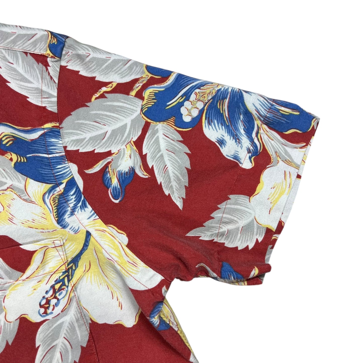 Vintage 90s Polo Ralph Lauren loop bar Hawaiian shirt (S)