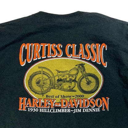 Vintage 2001 Curtiss Classic Motorcycle Weekend biker tee (XL)