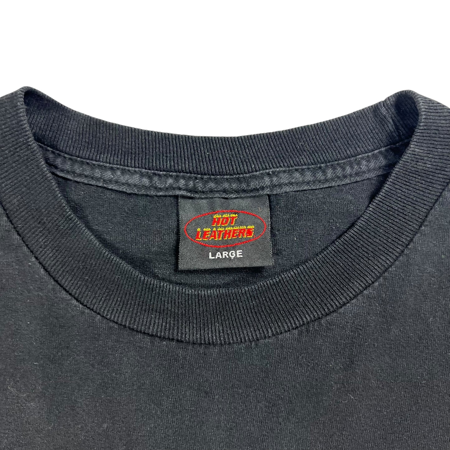 Vintage Y2K Hot Leathers Biker For Life long sleeve print shirt (L)