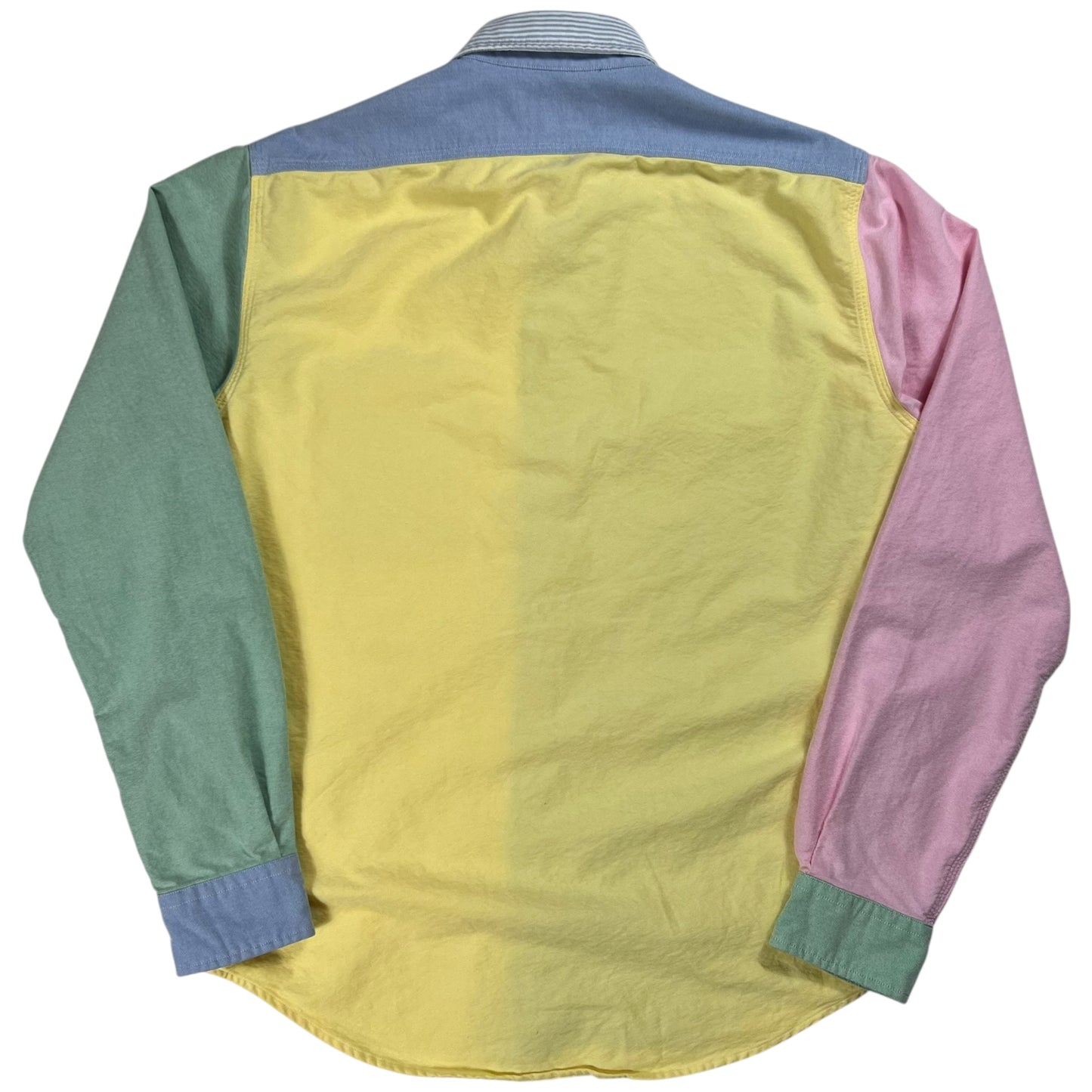 Y2K Polo Ralph Lauren color block oxford button up shirt (S)