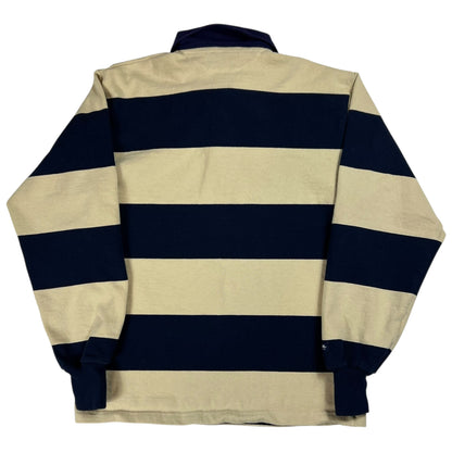 Vintage Y2K Pitt Panthers University of Pittsburgh striped polo rugby shirt (S)