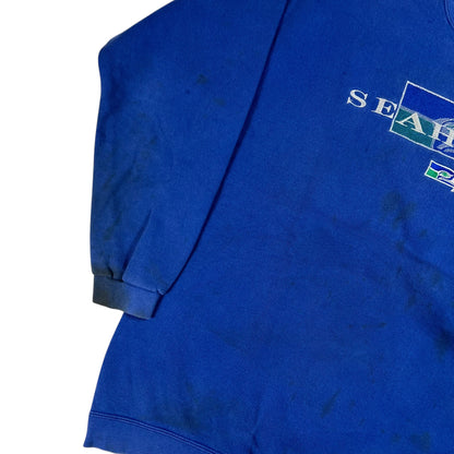 Vintage 90s Starter Seattle Seahawks faded crewneck (XL)