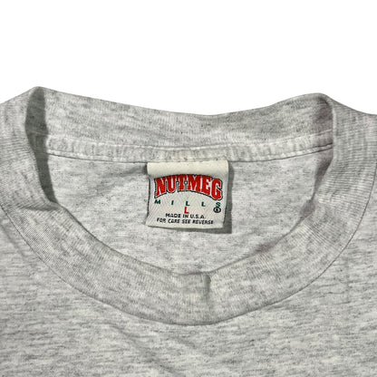 Vintage 90s Nutmeg Mills Charlotte Hornets mascot tee (M)