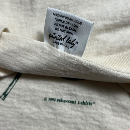 Vintage 1994 Gardening Tools all over print tee (L)