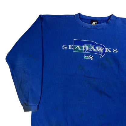 Vintage 90s Starter Seattle Seahawks faded crewneck (XL)