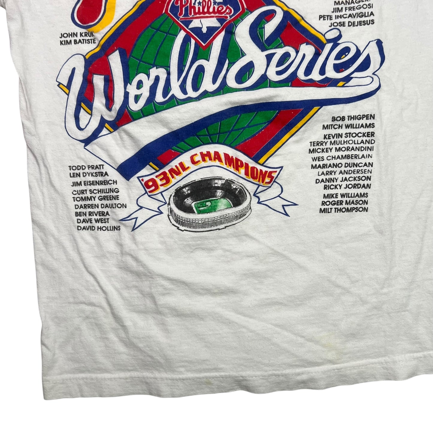 Vintage 1993 Philadelphia Phillies World Series tee (S/M)