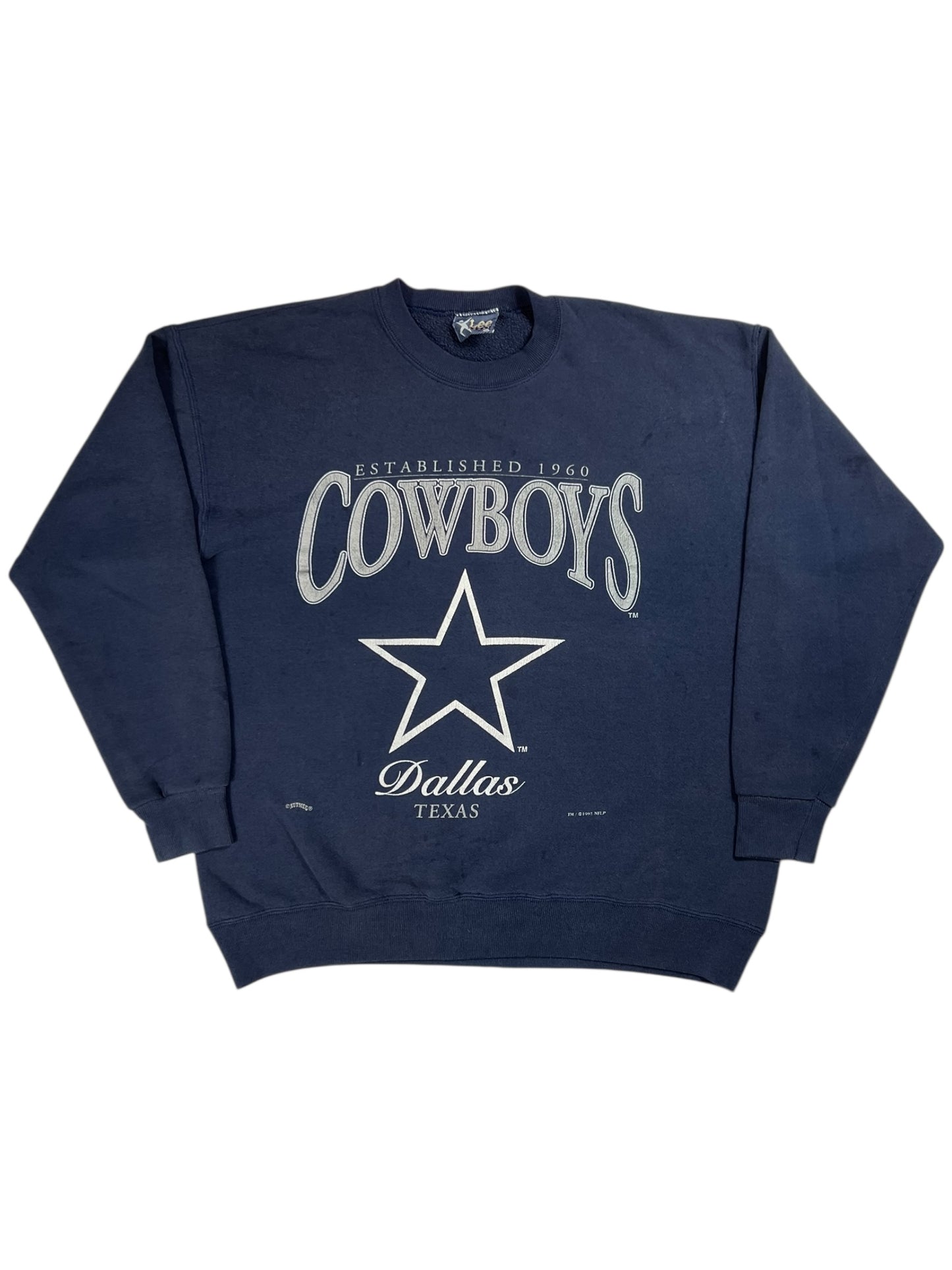 Vintage 90s Lee Dallas Cowboys faded crewneck (XL)