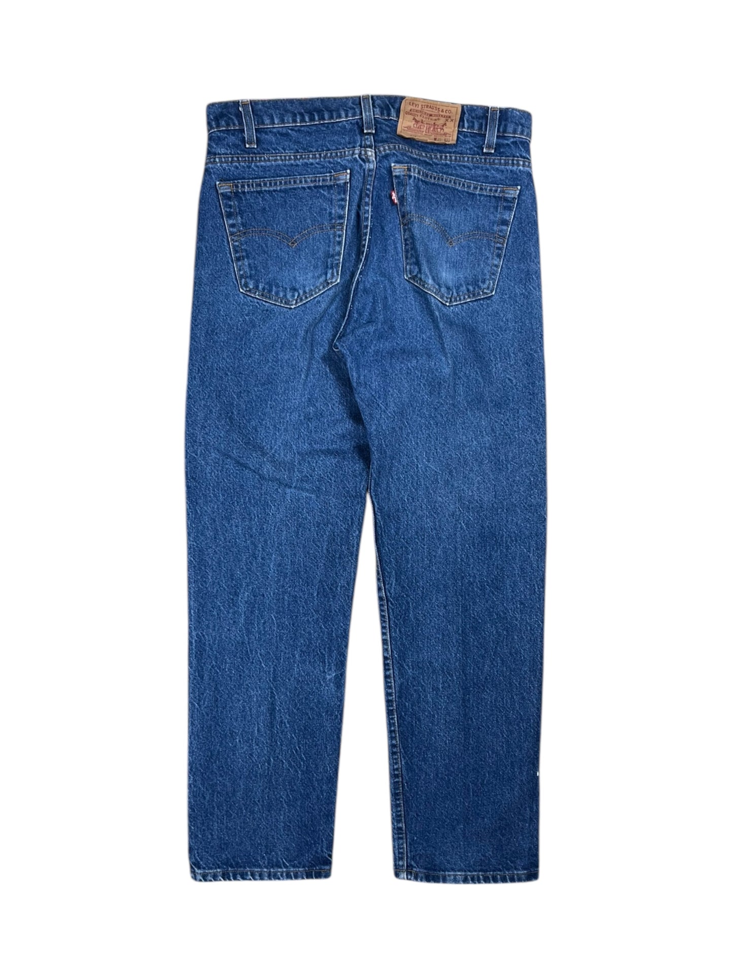 Vintage 80s Levi’s 505 XX red tab USA made denim jeans (34x29)