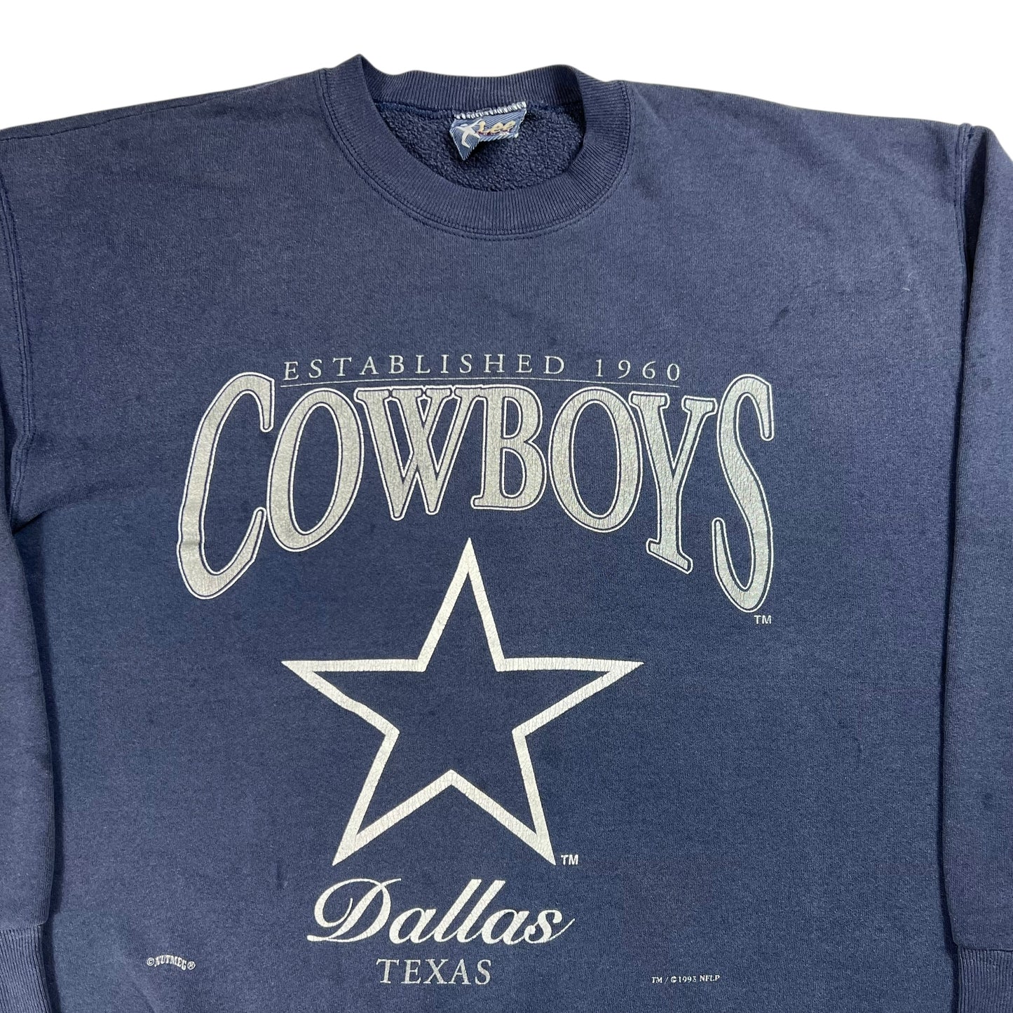 Vintage 90s Lee Dallas Cowboys faded crewneck (XL)