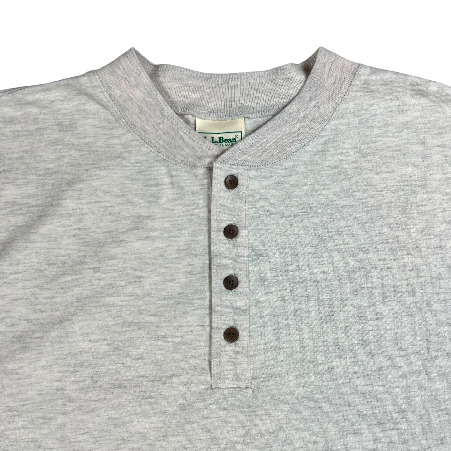Vintage 90s L.L. Bean two tone Henley tee (L)