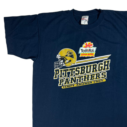 Vintage 2005 Pitt Panthers Football University of Pittsburgh Tostitos bowl tee (XL)