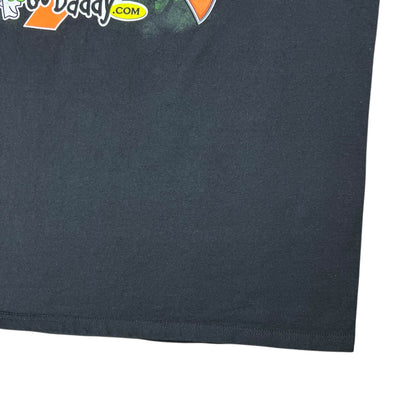 Y2K NASCAR Danica Patrick GoDaddy black racing tee (XXL)