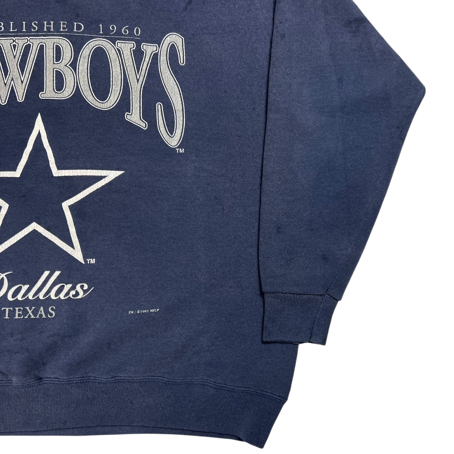 Vintage 90s Lee Dallas Cowboys faded crewneck (XL)