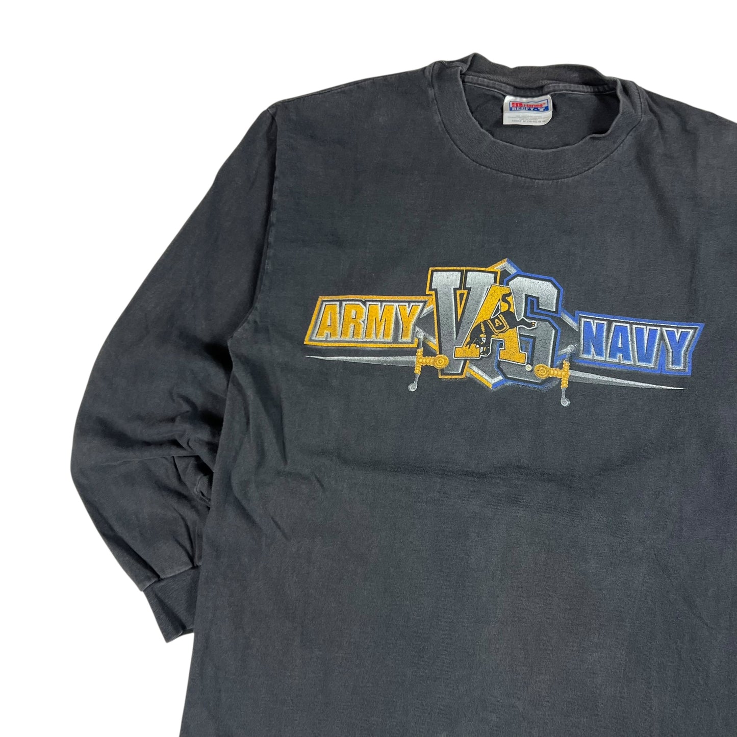 Vintage 1998 Army Vs Navy Game faded college football long sleeve shirt (M)