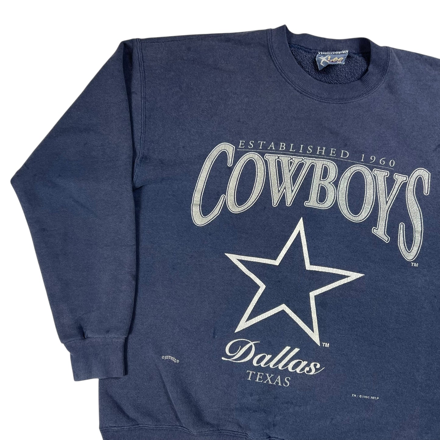 Vintage 90s Lee Dallas Cowboys faded crewneck (XL)