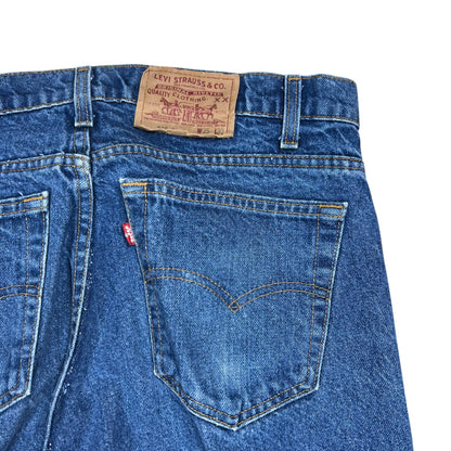 Vintage 80s Levi’s 505 XX red tab USA made denim jeans (34x29)