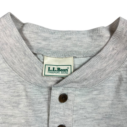 Vintage 90s L.L. Bean two tone Henley tee (L)