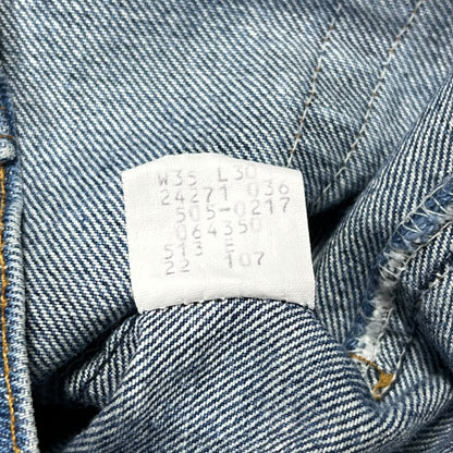 Vintage 80s Levi’s 505 XX red tab USA made denim jeans (34x29)