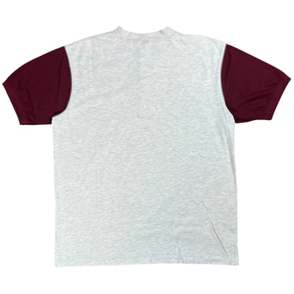 Vintage 90s L.L. Bean two tone Henley tee (L)