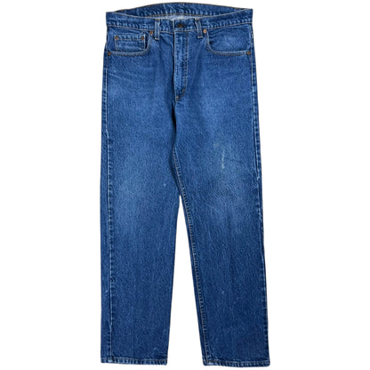 Vintage 80s Levi’s 505 XX red tab USA made denim jeans (34x29)