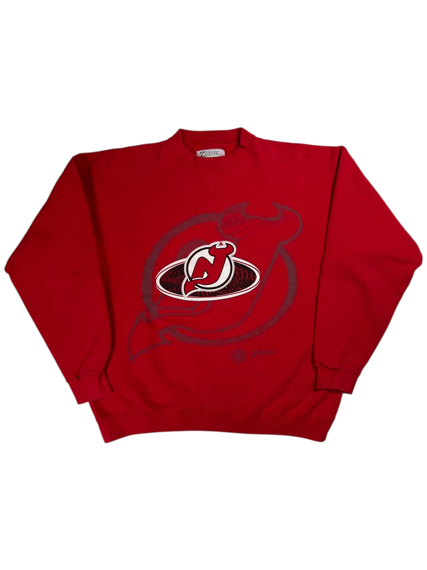 Vintage 90s Zubaz New Jersey Devils NHL crewneck (XL)