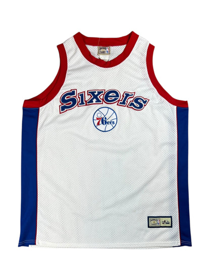 Vintage 90s Majestic Hardwood Classics Philadelphia 76ers Sixers NBA Jersey (XXL)
