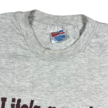 Vintage 90s Life’s a party, experience it alcohol free. Philadelphia tee (XL)