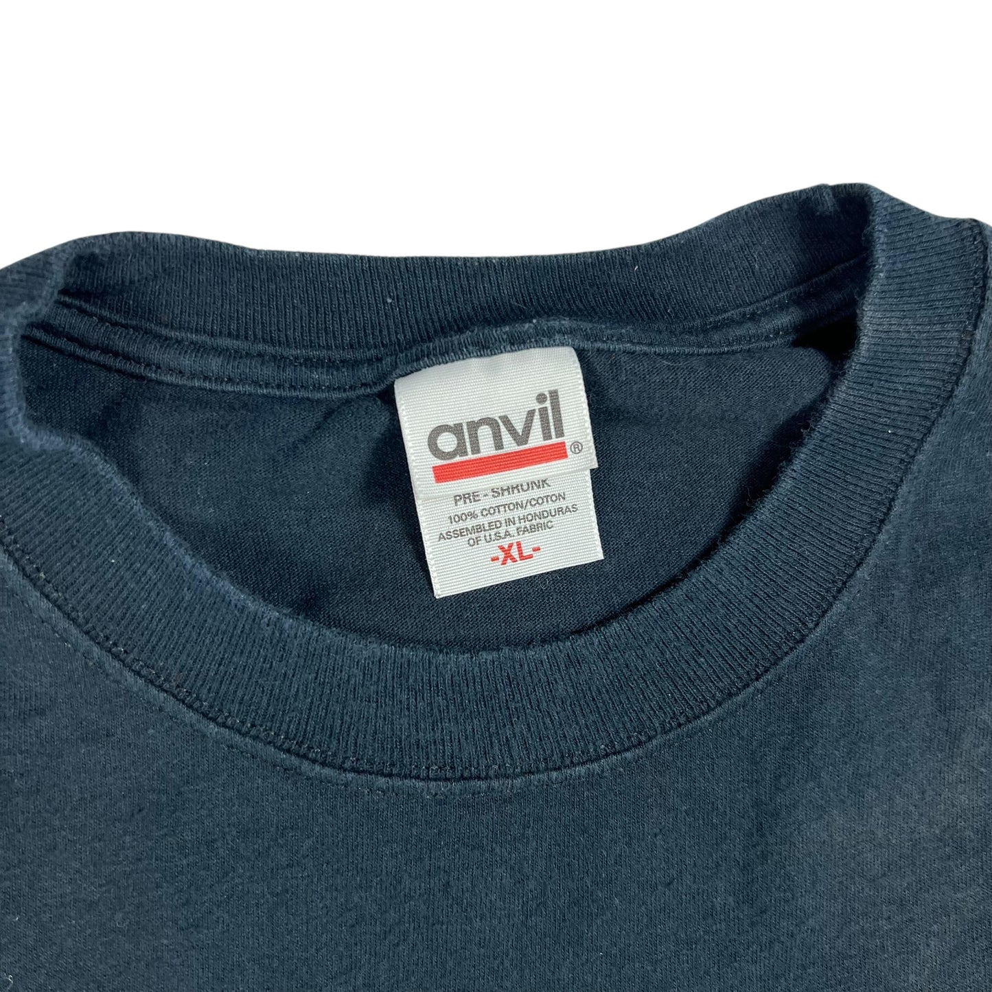 Vintage 90s Crippled Old Biker Bastards Uncle Sam long sleeve flame print shirt (XL)