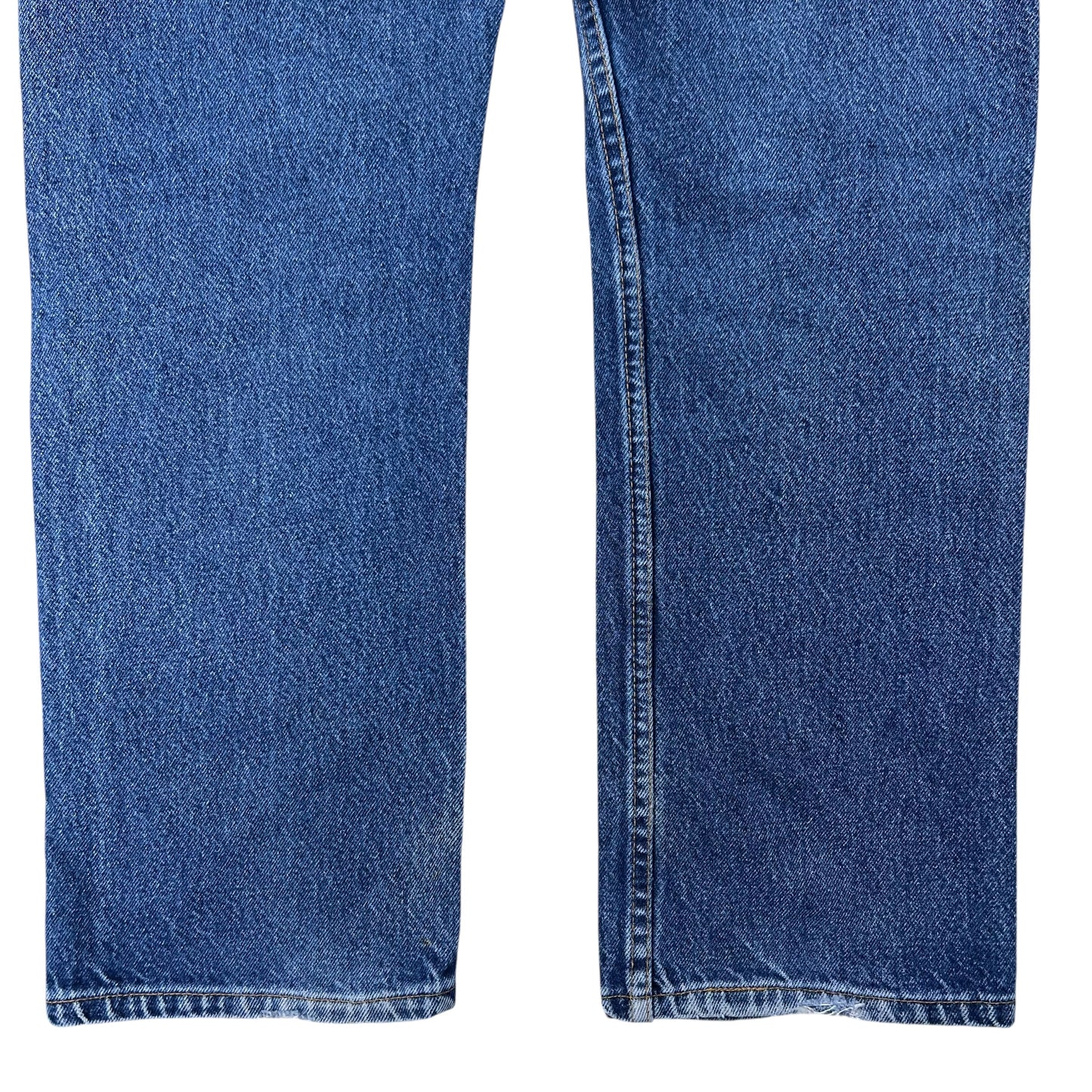 Vintage 90s Levi’s 505 red tab USA Made faded patina honeycomb denim jeans (32x29)