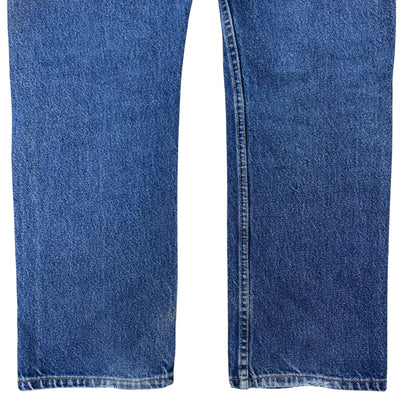 Vintage 90s Levi’s 505 red tab USA Made faded patina honeycomb denim jeans (32x29)