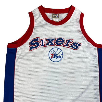 Vintage 90s Majestic Hardwood Classics Philadelphia 76ers Sixers NBA Jersey (XXL)