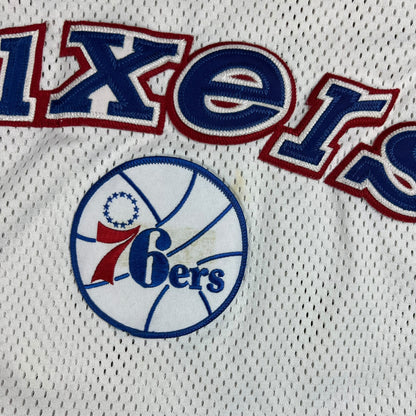 Vintage 90s Majestic Hardwood Classics Philadelphia 76ers Sixers NBA Jersey (XXL)