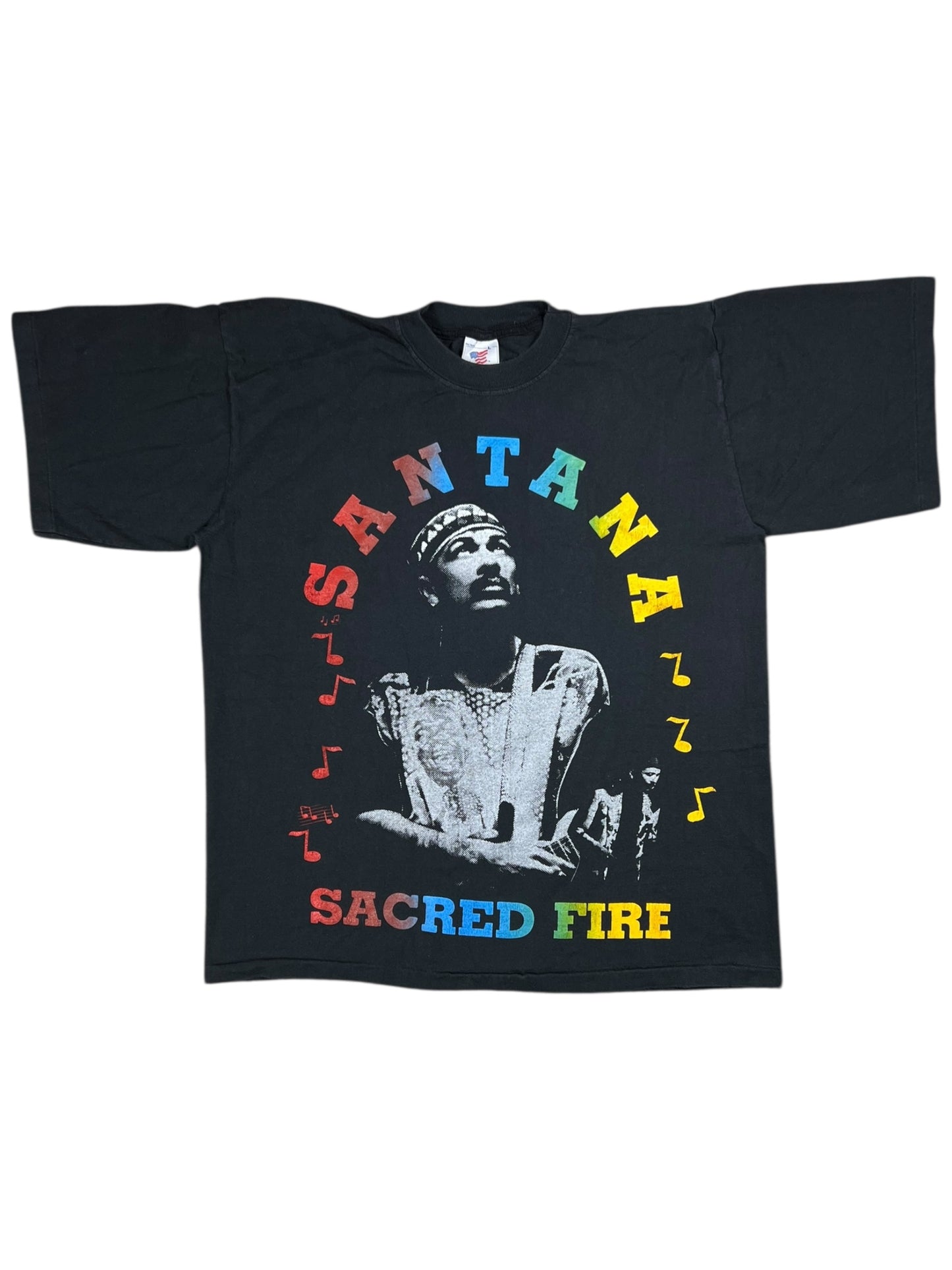 Vintage 1994 Carlos Santana Sacred Fire lot band tee (L)