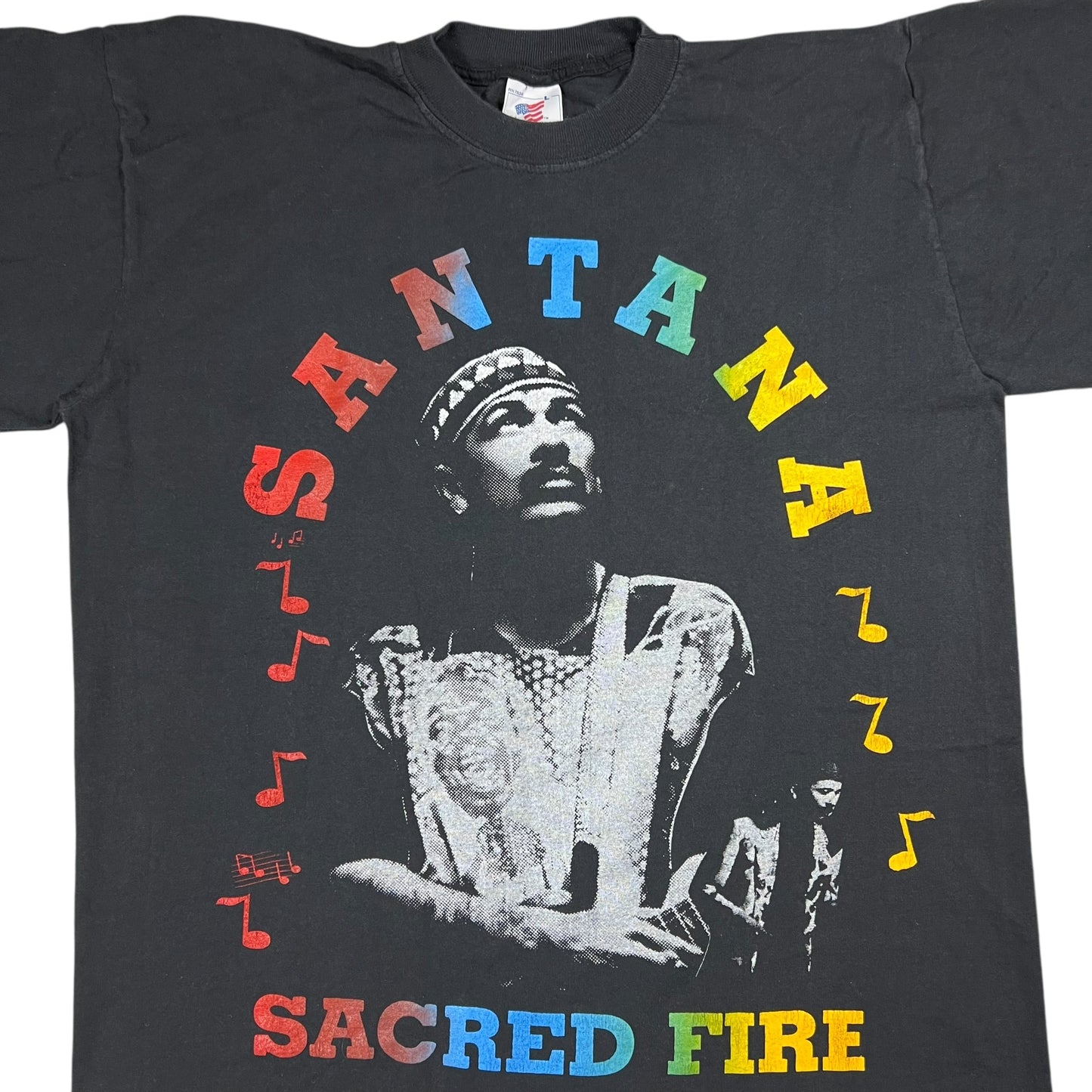 Vintage 1994 Carlos Santana Sacred Fire lot band tee (L)