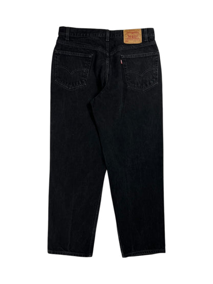 Vintage 90s Levi’s 550 black denim jeans (33x28)