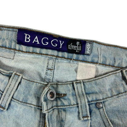 Vintage 90s Levi’s Silver Tabs Baggy faded & worn denim jeans (32x32)