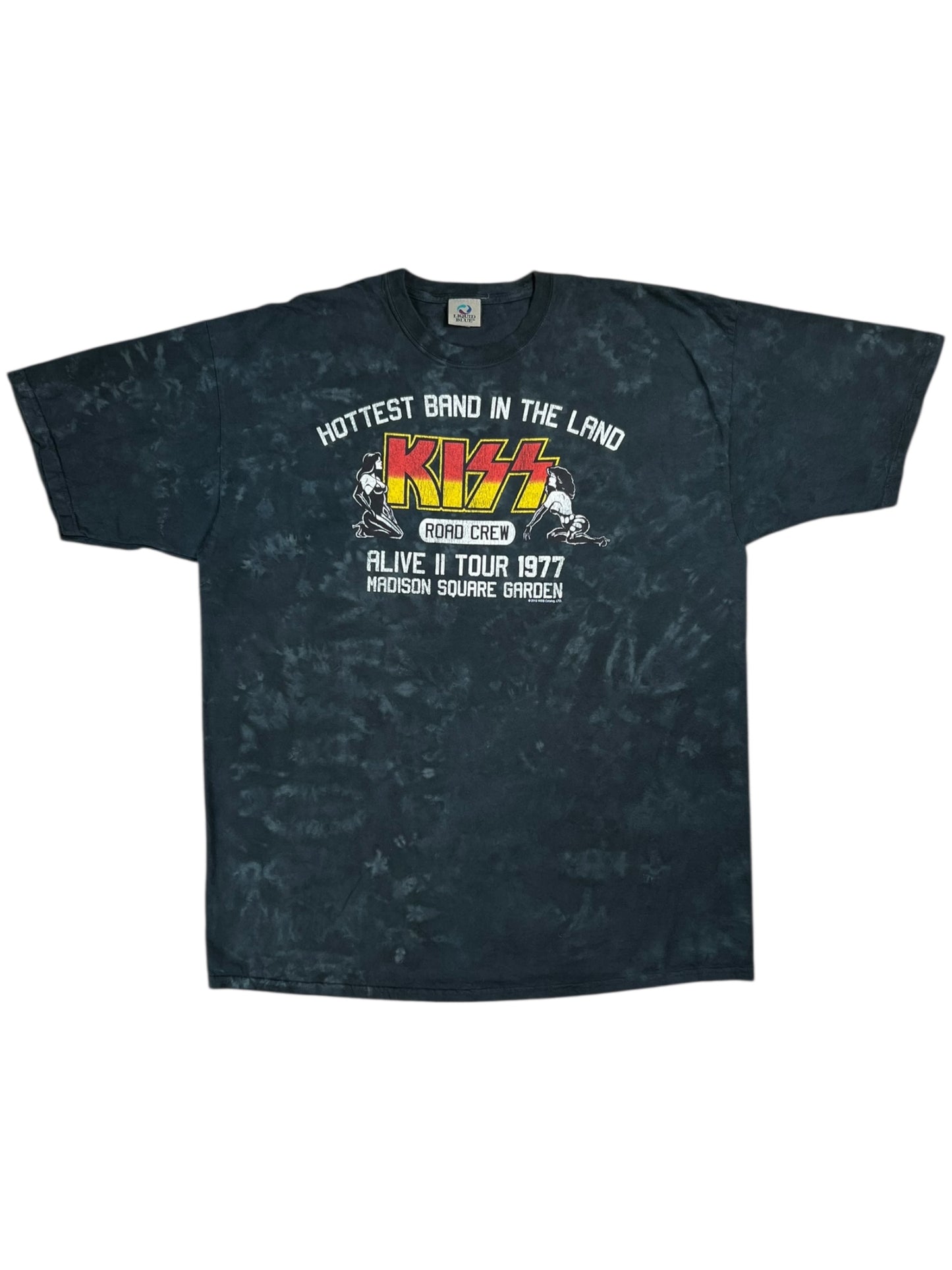 2012 Liquid Blue KISS Road Crew tie dye band tee (XXL)
