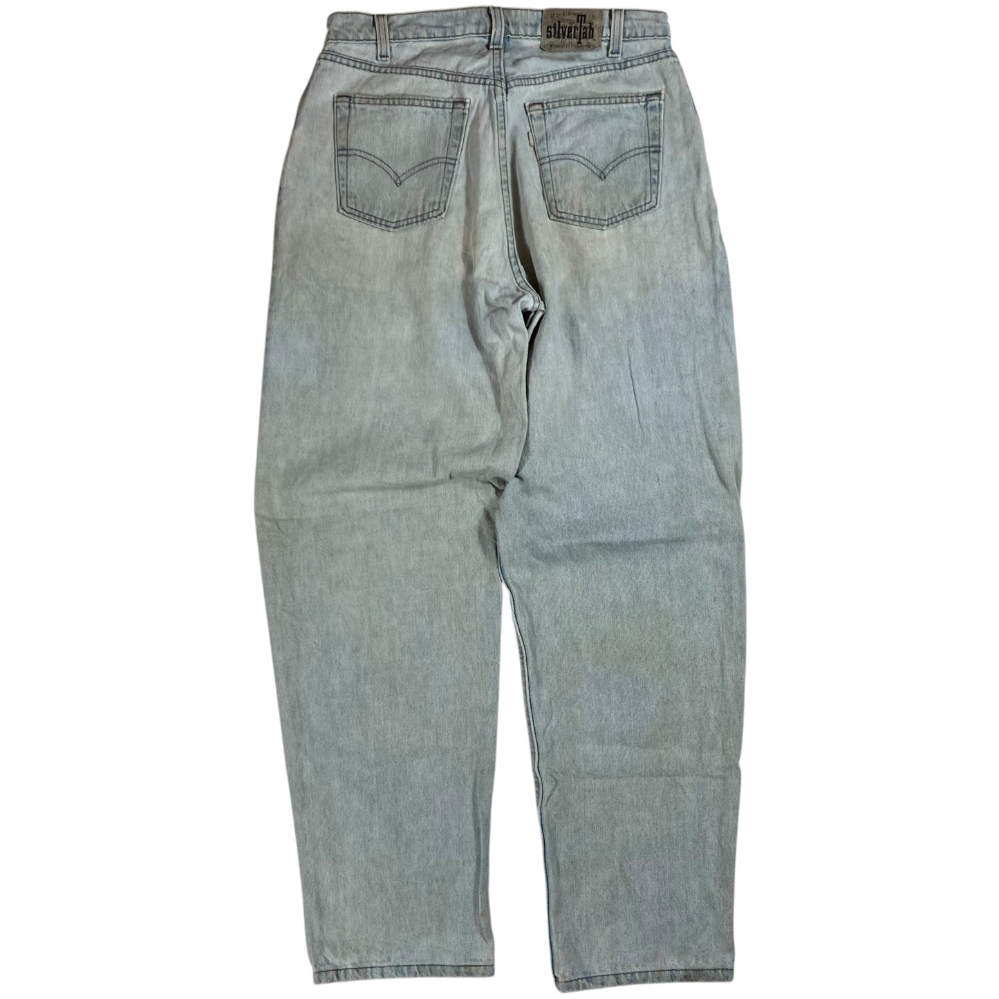Vintage 90s Levi’s Silver Tabs Baggy faded & worn denim jeans (32x32)