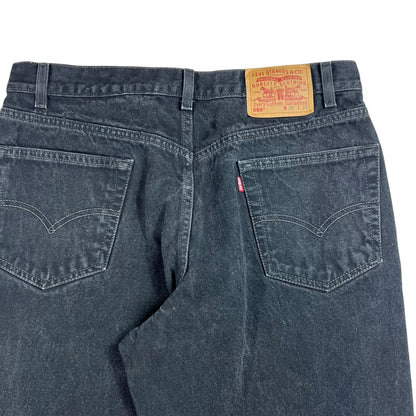 Vintage 90s Levi’s 550 black denim jeans (33x28)