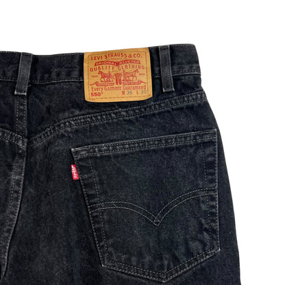 Vintage 90s Levi’s 550 black denim jeans (33x28)