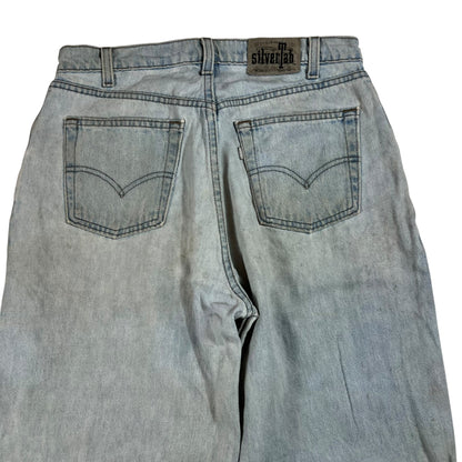 Vintage 90s Levi’s Silver Tabs Baggy faded & worn denim jeans (32x32)