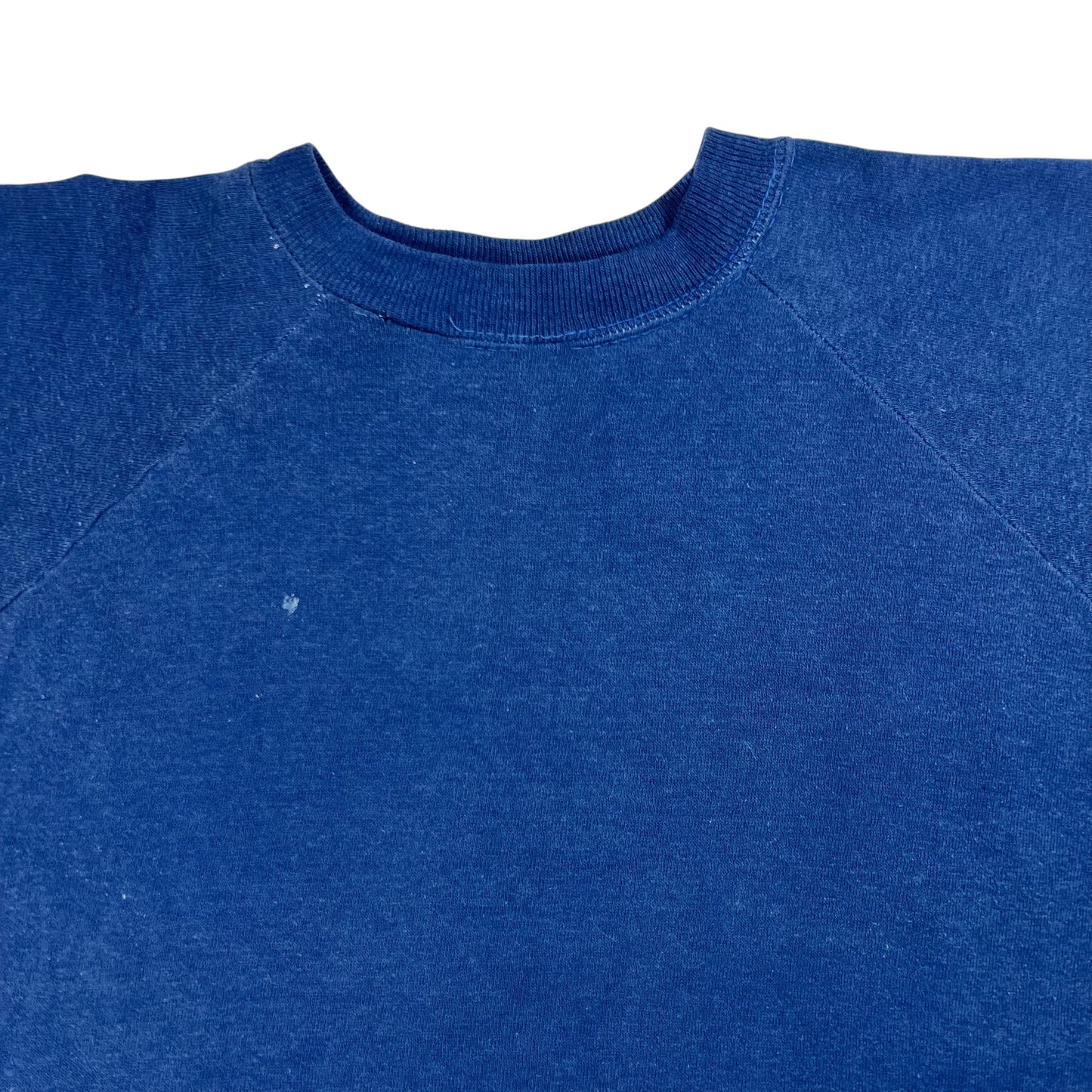 Vintage 1970s Montgomery Ward faded navy short sleeve crewneck (M/L)