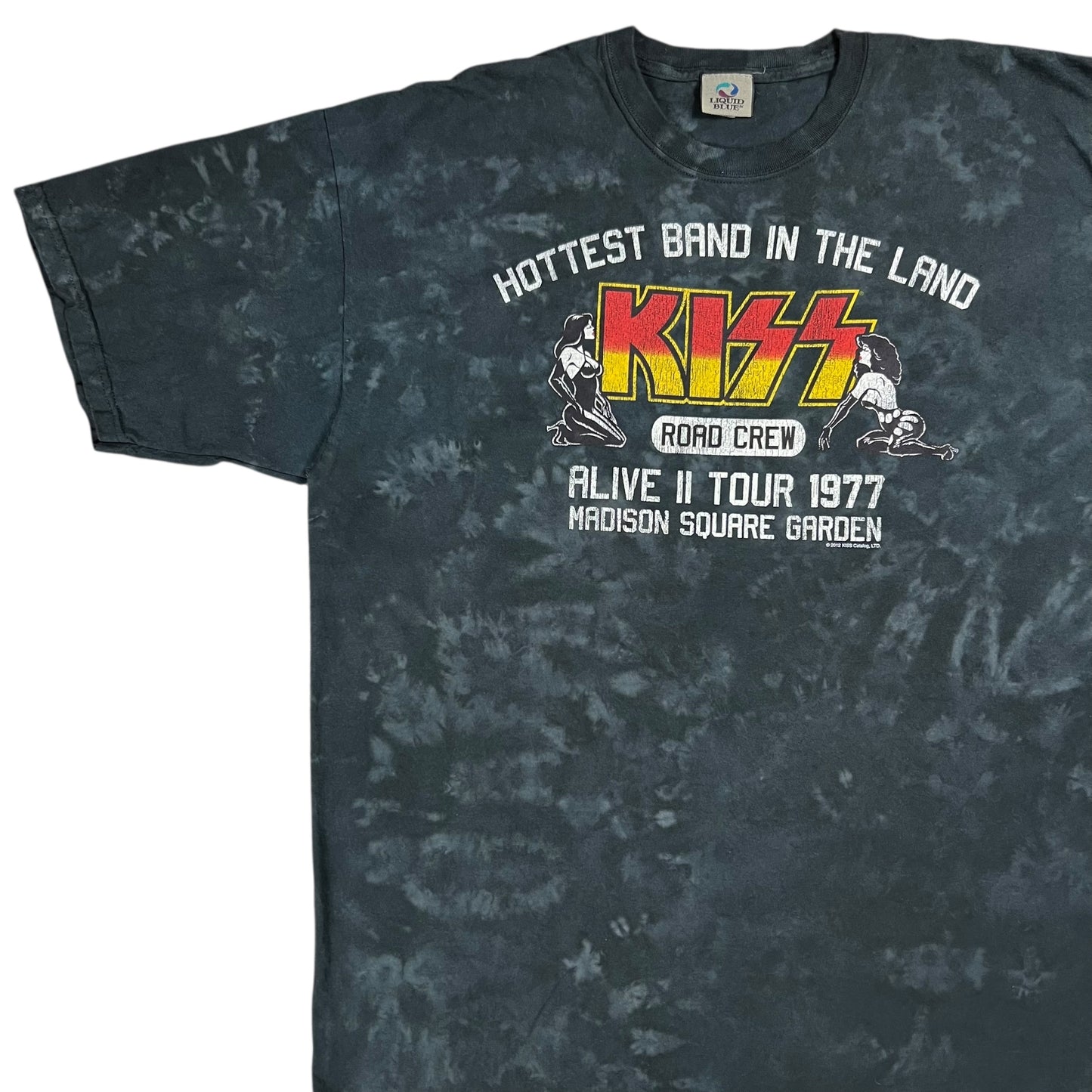 2012 Liquid Blue KISS Road Crew tie dye band tee (XXL)