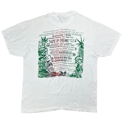 Vintage 1998 Everybody Needs a Little THC KFC Colonel Sanders tee (L)