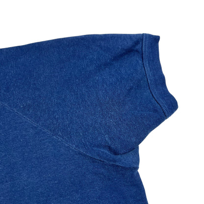 Vintage 1970s Montgomery Ward faded navy short sleeve crewneck (M/L)